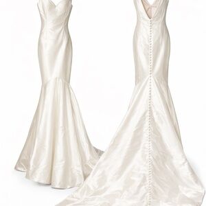 Jovani Elegant Ivory Wedding Dress